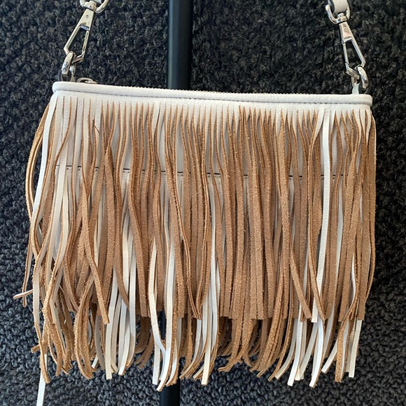 Rebecca Minkoff leather fringe purse - Picture 2 of 13